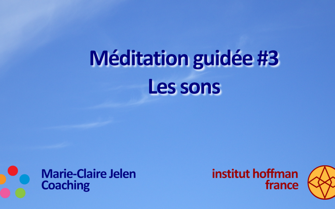 Méditation guidée #3 – Les sons